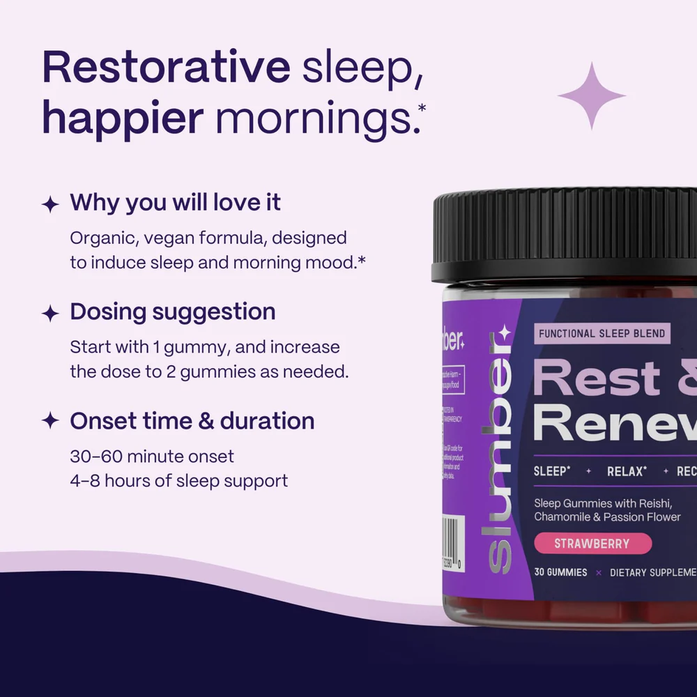 rest & renew mushroom sleep gummies rest & renew mushroom sleep gummies